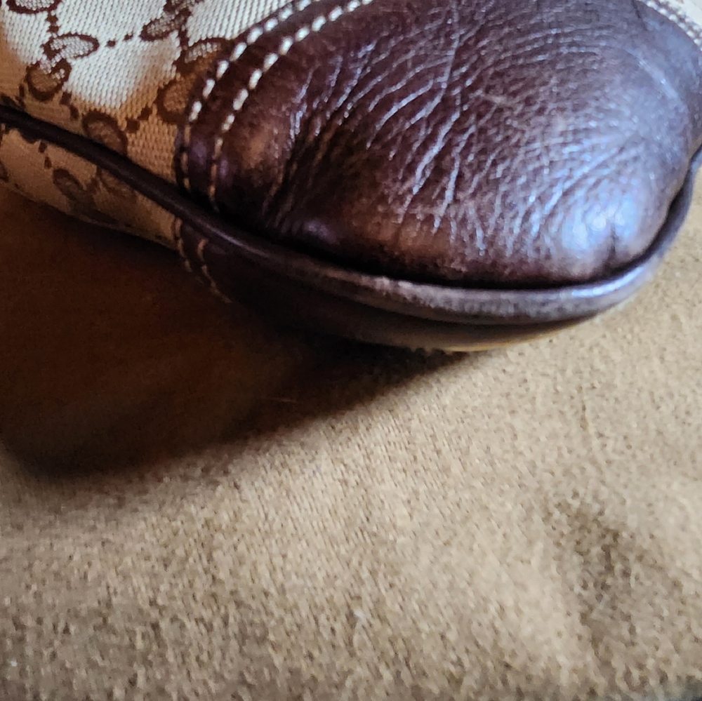 Gucci GG Canvas Med Britt Hobo & D Ring GG Canvas Compact Wallet - Picture 9 of 14
